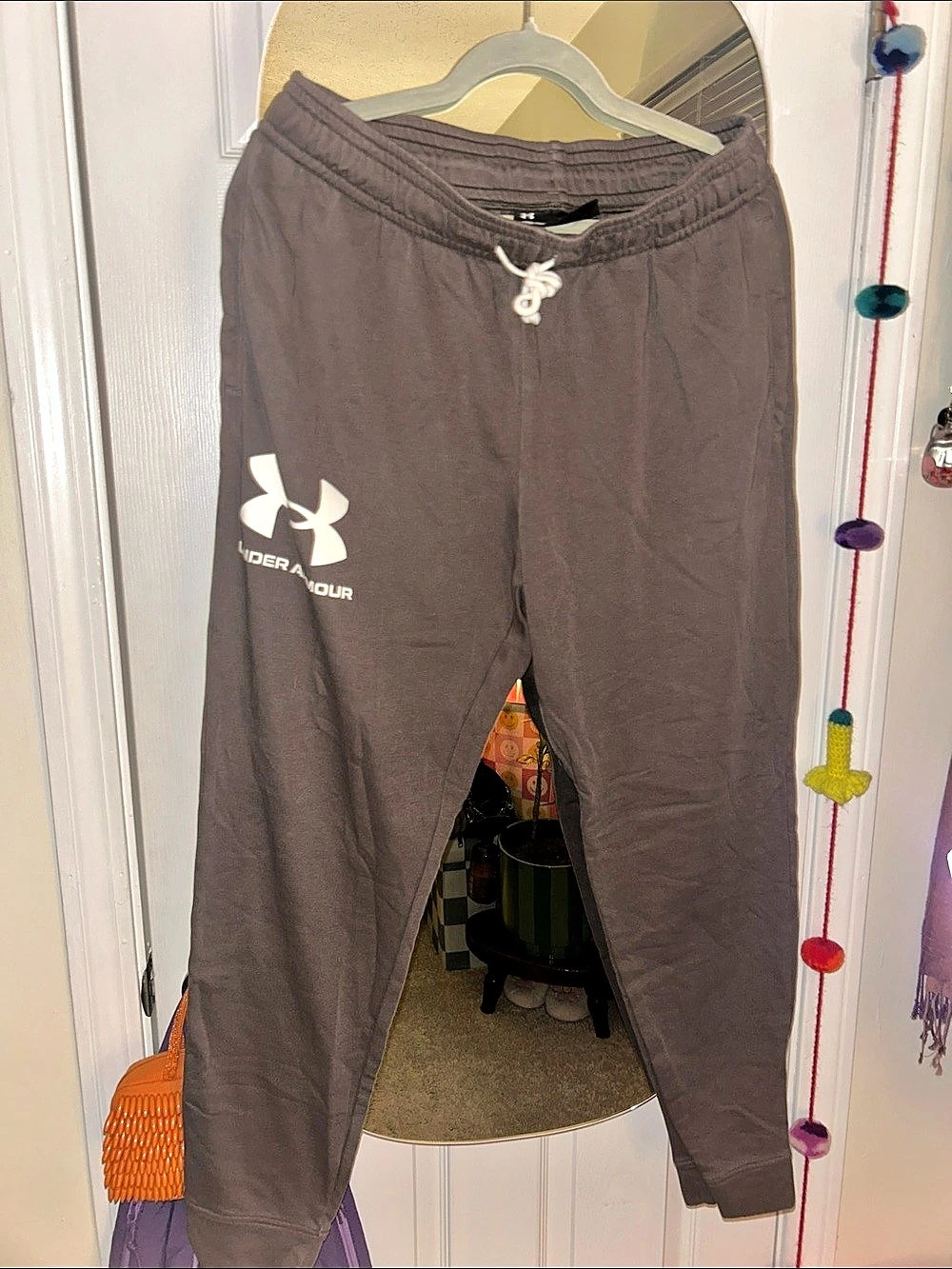 Under Armour Icon Fleece Wide-Leg Pants Brown/grey XL